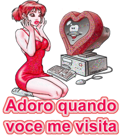adoro quando me visitas