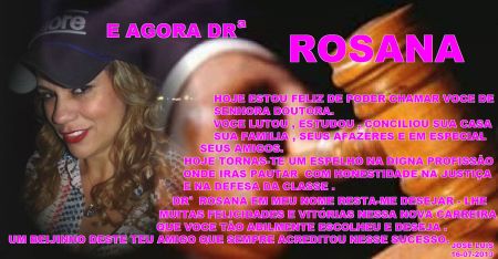 e agora DRa ROSANA